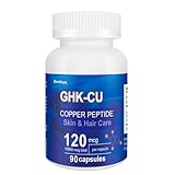 GHK-Cu Copper Peptide Supplement, Anti-aging and revitalizing skin, strengthening hair roots: Precision nutrition capsules improve skin elasticity and increase hair density, 90 vegan capsules.