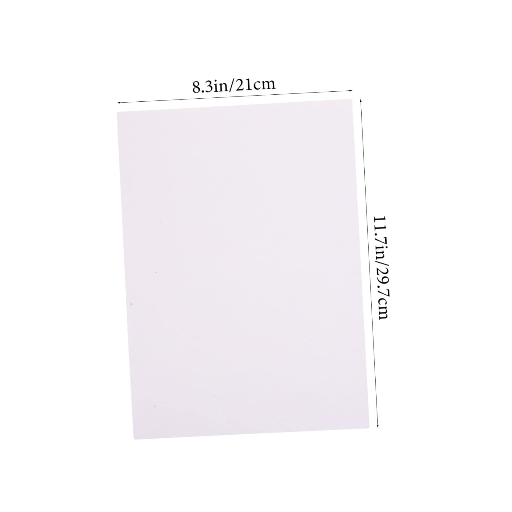 Etichette Adesive Stampabili A4 100 Fogli Carta Bianca Autoadesiva | Scrivibili a Mano, Uso per Regali e Prezzo, Compatibili Stampanti Inkjet