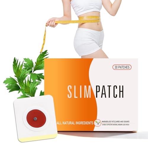 30 Piezas Parches Adelgazantes,Slimming Patches para Ombligo,Parches Adelgazantes para Quemar Grasa,Parches Abdominales Naturales para Reducir Cintura y Abdomen
