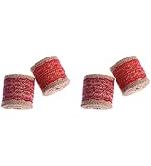 Ciieeo 4 Rollen Basteln für Party DIY Hessisches Dekor Leinenbesatz Dekoration Spitze Hochzeiten ...