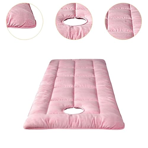 Coussin pour table de massage avec sangles flexibles et ouvertures visage ergonomiques - 4
