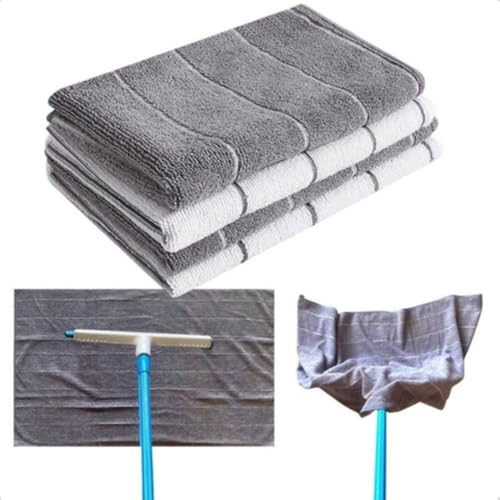 2 Super Panos de Chão Grandes em Microfibra 80x50 Panão