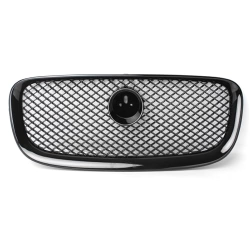 Calandre avant de voiture style sport noir brillant pour Jaguar XF X250 2012-2015