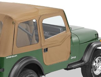 Bestop 5178337 Spice 2-Piece Fabric Doors For 1980-1995 Cj7 & Wrangler #TOP1