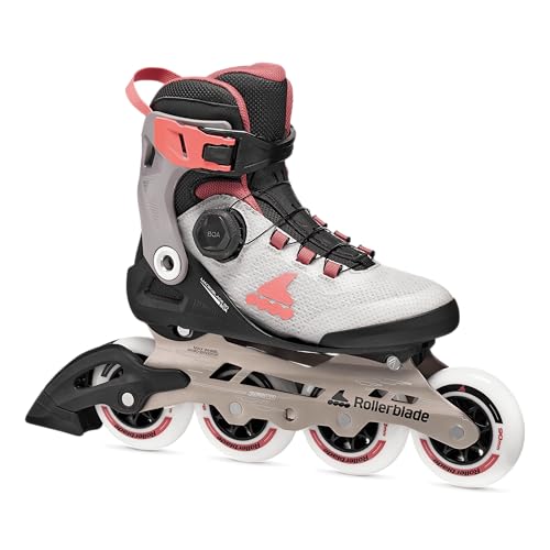 Rollerblade �}�N���u���[�h 90 BOA ���f�B�[�X ��l�p �t�B�b�g�l�X �C�����C���X�P�[�g�A�O���[/�A���W�X�g���[�Y�A�p�t�H�[�}���X�C�����C���X�P�[�g