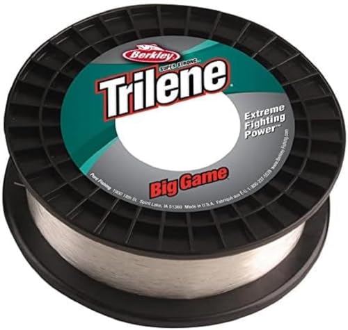 Berkley Uniseks Trilene Big Game 1342692 Linka Wędkarska, Przeźroczysty, 7.5kg | 16lb| 1000m