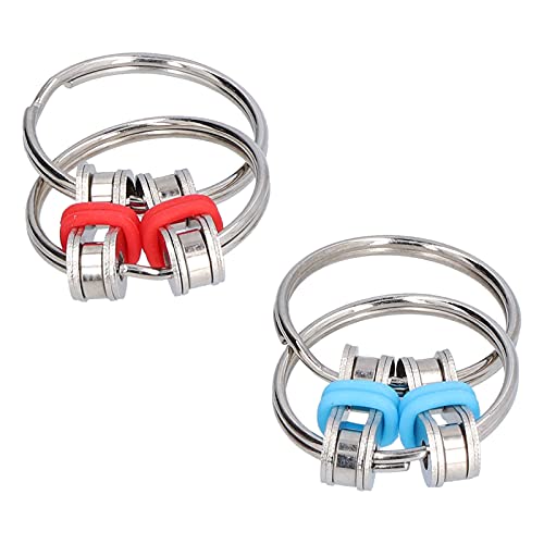 Gedourain Flippy Chain Fidget-Ring Edelstahl Stressabbau