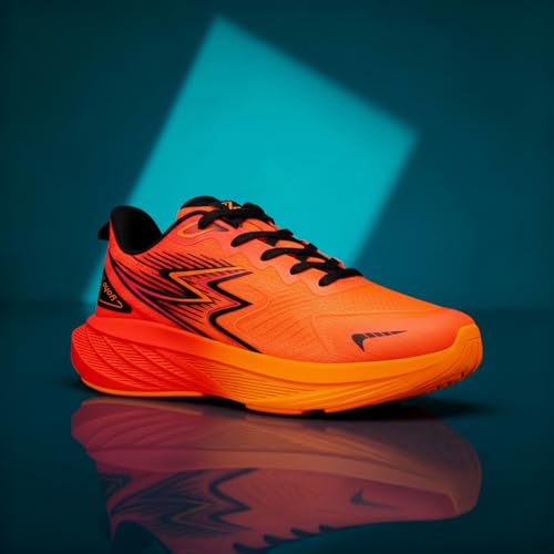 Image of YOHO RushHour Dynamiq Sports Shoes for Men |Cushioned Insole, Stylish, Casual & Sneakers for Gents | Lightweight, Anti-Skid Shoe for Gym, Walking, Running & Everyday Use-1835