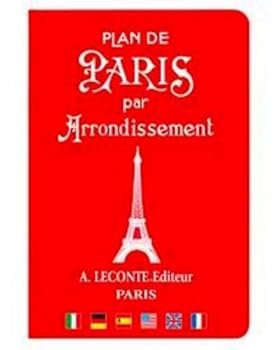 Paperback Plan de Paris par Arrondissement: Paris Street Guide by District (English and French Edition) Cover comes in four different colors Book