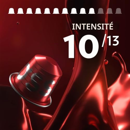 Lavazza Qualità Rossa, Arabica & Robusta Lot de 30 capsules en aluminium compatibles Nespresso CO2 Neutre