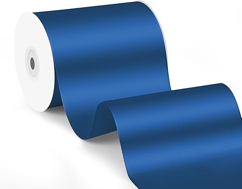 Miniatura 63 de Cinta de satén de 5/8" x 100 yardas - Cinta de seda naranja otoñal con carrete - Ideal para envolver regalos, ramos florales, manualidades