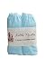 2 Pack Baby Pram/Moses Basket Oval Jersey Fitted Sheet 100% Cotton Blue 12'x30' (30x75cm)