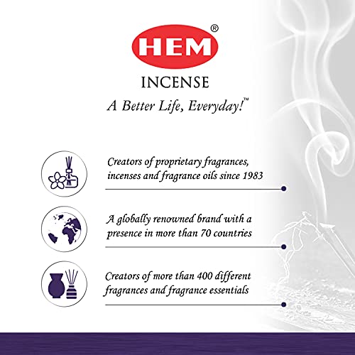 Hem Vanilla Incense Sticks (6 Packets Of 20 Sticks Each) by HEM - Used condition - Image 7