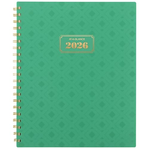 AT-A-GLANCE 2026 Planner, Weekly & Monthly, 8.5" x 11", Large, BADGE, Geo (1753G-905-26)