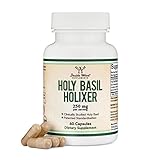 Tulsi Holy Basil Capsules (Holixer Formula) - World's Only Clinically Studied Holy Basil Leaf Extract (Clinically Shown Results After 60 Days of Use) for Mood and Relaxation by Double Wood
