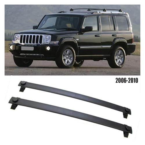 Barras transversales de techo para Jeep Commander 2006-2010 rieles de carga de equipaje 2 uds 3