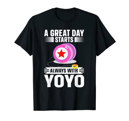 Yo-Yo Un gran día comienza con YoYo Camiseta