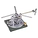 KAROYD Stirling Engine Helicopter Model, ENJOMOR Metal Helicopter Gamma Hot Air Stirling Engine Model, DIY Assembly Stem Educational Toy