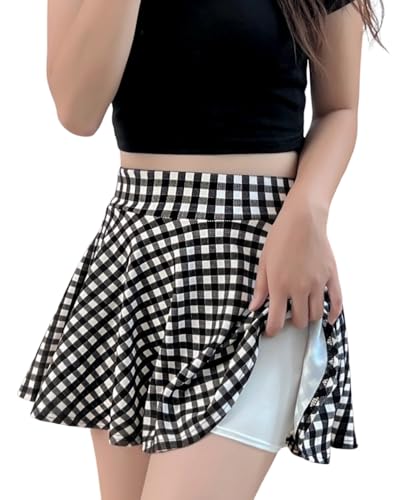 [Sharphon] �t���A�X�J�[�g �`�F�b�N�� 33�� �X�J�[�g �� �~�j�X�J�[�g �����Ȃ� �C���i�[�p���c�t�� �傫���T�C�Y �����p ��l ������ �Ód�P�A ���S�n�ǂ� ���� A���C�� �ӂ��� REI210