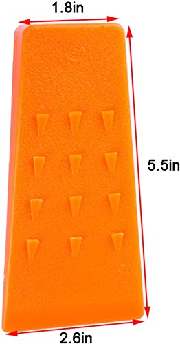 Podoy Chainsaw Vise Stump and 5.5 Inch Tree Felling Wedges Compatible with Stihl Logging Supplies Tools for Chainsaw Sharpening, Wood Splitting, Tree Cutting