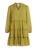 vila dress asos A-Linie Vila Damen VIDITA L/S Dress/SU/PB/des Kleid, Green Olive, 40