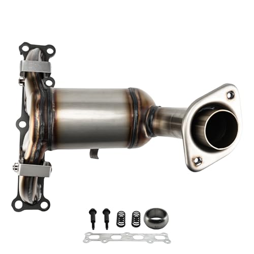 KAC Stainless Steel Catalytic Converter for 2.4L 4WD, Caliber 2007-2008, Compass 2007-2017, Patriot 2007-2017 Automotive Replacement Catalytic Converters 674-871, 16618 - EPA Compliant