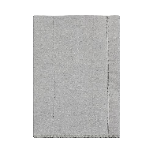Image of Hudson Baby Unisex Baby Cotton Poly Flannel Burp Cloths, Farm Friends Grey 4-Pack, One Size