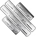 4 Pezzi Inox di Acciaio Adesivi Battitacco Auto Protezioni per Mitsubishi Lancer/Lancer X 2008-2018, Prevenire L'Usura Benvenuto Pedaliera, Decorativi Accessori