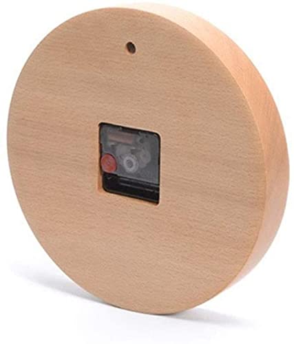 Wall Clock Wall Clocks Battery Operated Non Ticking 12 Inch Personalized Silent Bedroom Living Room Decoration Solid Wood(Beech) 686 #TOP4