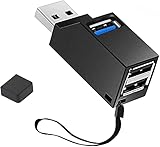 3 Port USB 3.0 Hub,USB Dock, Datenhub,USB Verteiler, USB Adapter für PC und Laptop Portable Hub Transfer