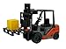 Big Daddy Realistic Forklift Toy for Kids - Interactive Logistics Playset with Adjustable Mast, Forks, and Parcels