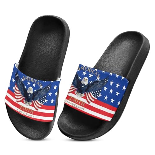 Image of Slides for Boys Girls Quick Drying Kids Slides Sandals Non-Slip