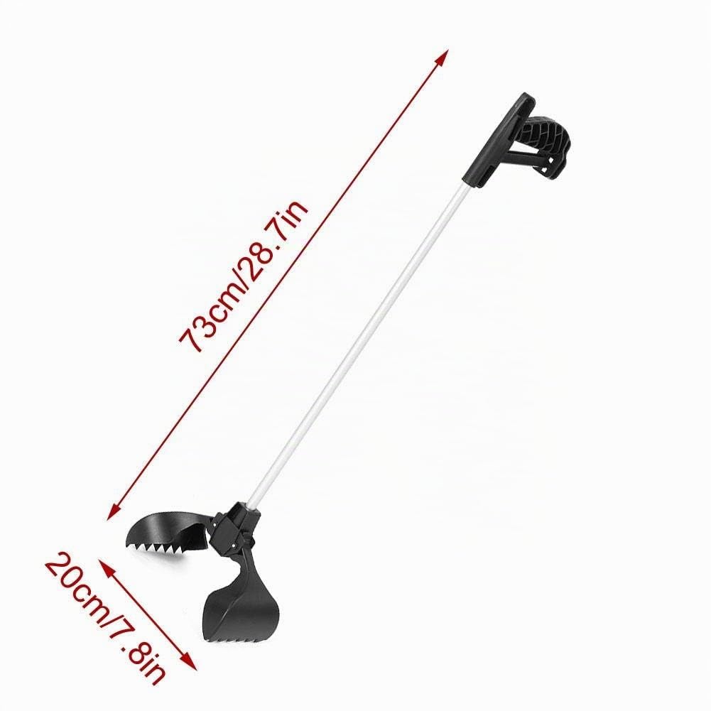 Dioche Paletta Cane Manico Lungo, Portatile Scoop di Poop Dog, Pooper Scooper Paletta per Cani, per Raccogliere Deiezioni Animali Domestici con Manico Lungo