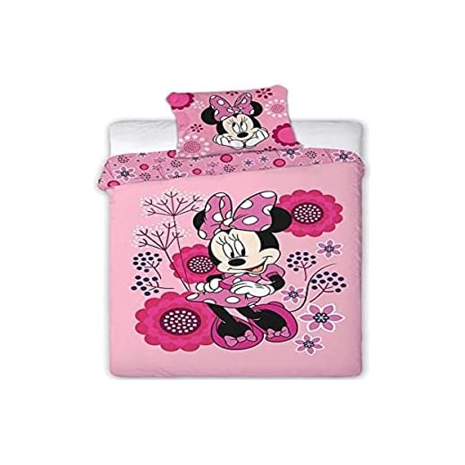 AYMAX S.P.R.L Minnie Disney - Juego de Funda nórdica para Cama Individual