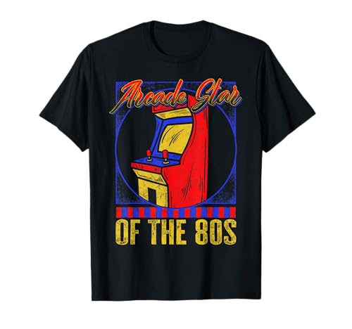 Estrella de la arcada de los 80 juegos del jugador de arcade Ideas del amante, clásico Camiseta