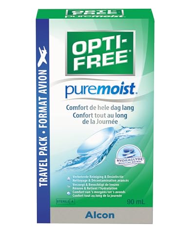 Opti-Free PureMoist Kit de Voyage Solution Multifonctions de Décontamination
