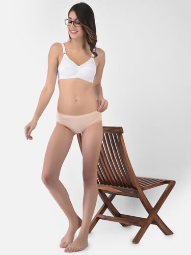 Image of Softline Women's 100% Cotton Wire-Free Non-Padded B-Cup Bra Combo | Full Coverage, Breathable & Skin-Friendly for All-Day Comfort | Supportive Fit for Daily & Casual Wear | Pack of 3