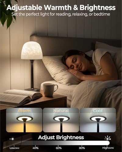 Image of Spa-Like Shower Lamp Waterproof, 16 Colors Bathroom Mood Lighting Cordless | Rechargeable, Remote & Touch Control, LED Ocean Wave Projector Light for Inside Shower, Bath, Bedroom, Outdoor, Patio (Black)
