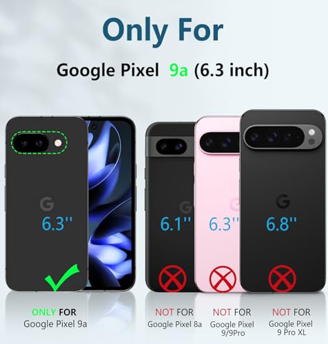 Coque Google Pixel 9A bleu FNTCASE protection militaire béquille