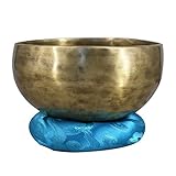 ♪ 【Fácil de tocar】: golpee suavemente el mazo con una mano hacia los bordes exterior e interior del tazón o juegue alrededor del borde para crear tonos únicos con un hermoso sonido relajante y calmante. El diseño de nuestros cuencos cantores es tan atractivo y tranquilizador como los tonos ricos y auténticos y las vibraciones que emite cuando se toca.