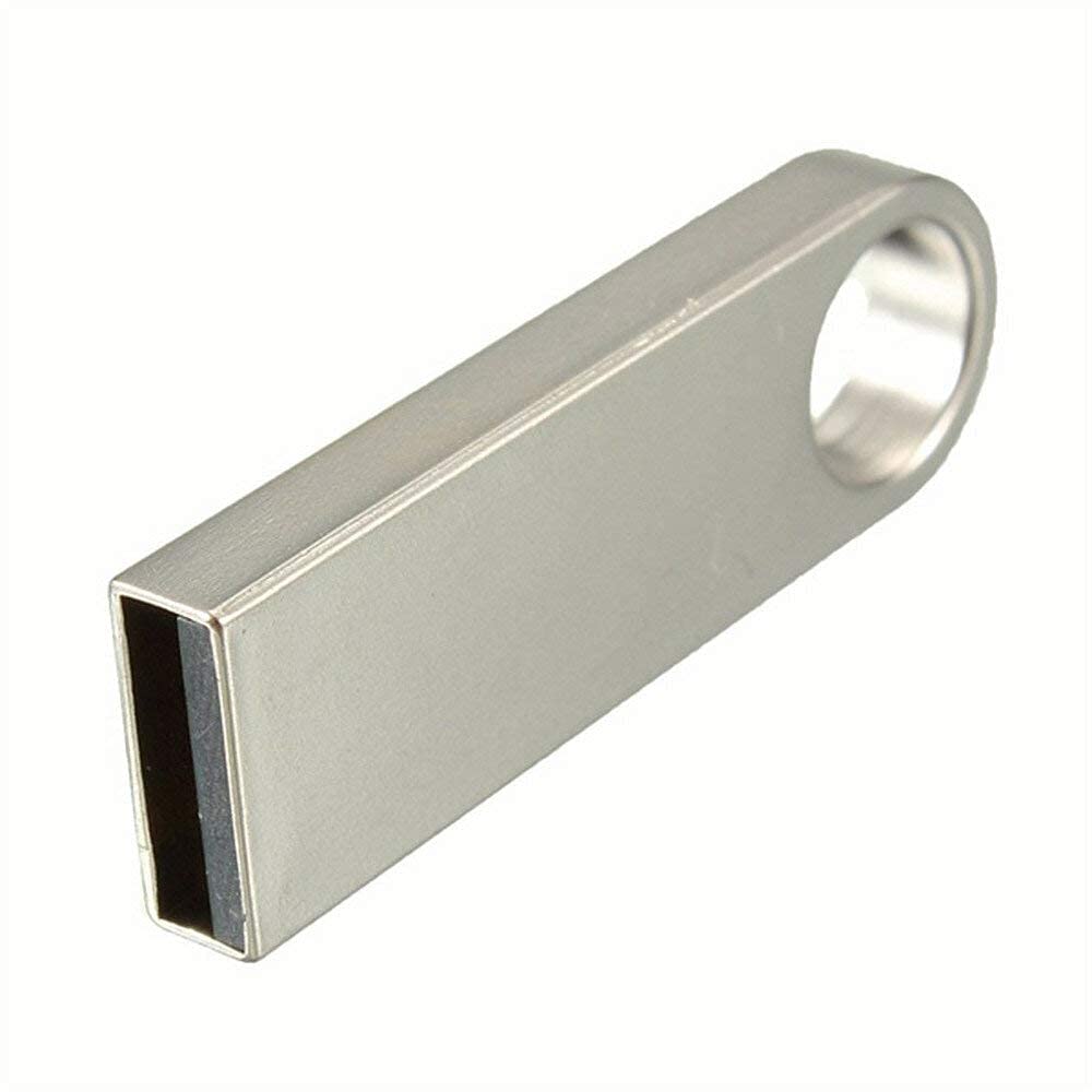 Drives and storage For 32gb Usb 2.0 Metal Flash Memory Drive Stick Thumb Storage Disk Circle Pen Drive Portable for Pc Laptop (Color : Silver) KKGGS