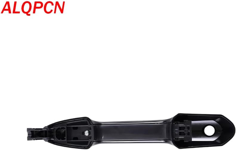 Black Painted 1 Lot Exterior Door Handle Compatible with Toyota RAV4 Highlander Sienna 2019-2024 Without Keyless Entry