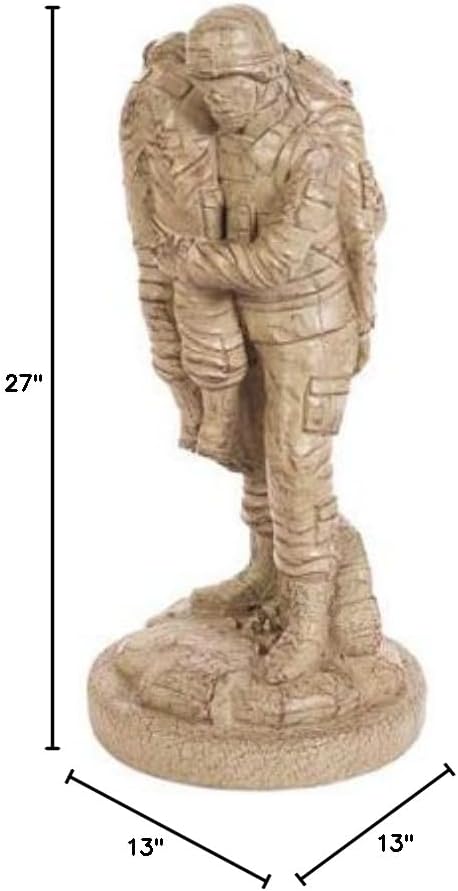 None Left Behind- 27" Tall x 13" w x 13" d- Desert Sand Brown