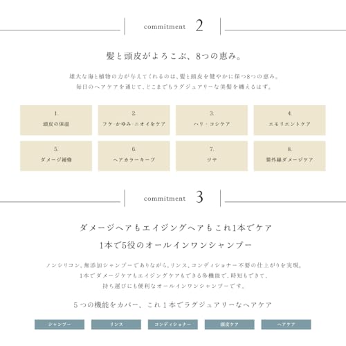 Lilou（リル）ラグジュアリー シャンプー アミノ酸シャンプー オーガニック レディース ノンシリコン 敏感肌 天然由来 ボタニカル スカルプ 頭皮 オールインワン(コンディショナー 不要) 450ml