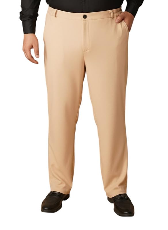 OOMPH! Luxury Lycra Stretchable Formal Pants for Men | Stylish Sl...