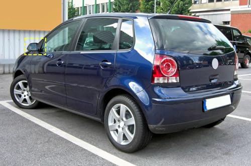 Rétroviseur gauche Polo MK4 mécanique avec commande par câble de commande noir