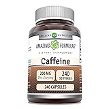 Amazing Formulas Caffeine 200Mg 240 Capsules Supplement | Non-GMO | Gluten Free | Made in USA