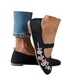 baskets blanches brodees Style polyvalent : s'adapte bien aux jupes, robes tenues décontractées pour les courses quotidiennes ou les excursions décontractées.