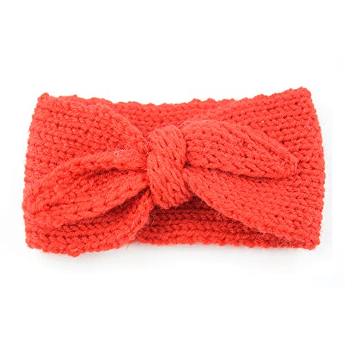H·Aimee 1 Pièce Bébé Tricot Bandeau Hiver Chaud Bandeau en Laine Noué Enfant Enveloppement de tête Bande de Cheveux Turban Headwrap Parent Enfant Accessoires pour Cheveux,12 Couleurs Cover