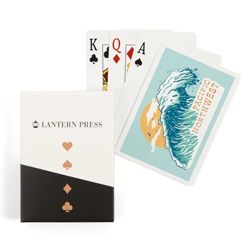 Baraja de cartas Poker Lantern Press 52 piezas